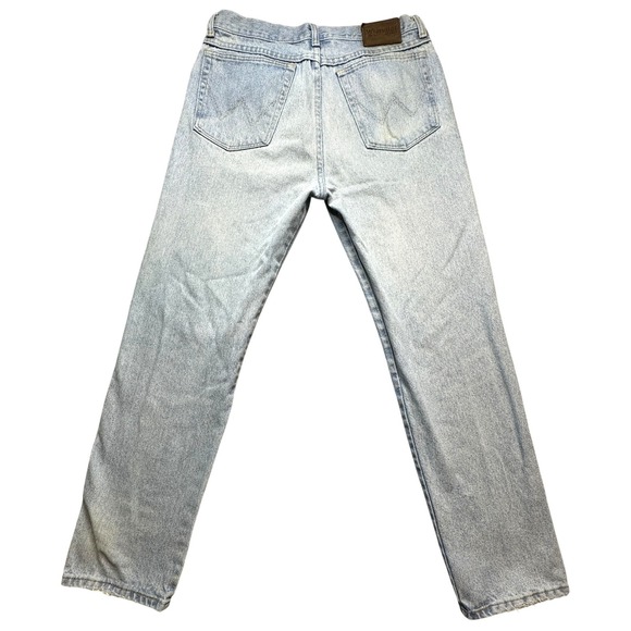 Wrangler Other - Wrangler Rugged Wear Jeans Mens 33x32(31x31) Light Wash Straight Leg Distressed